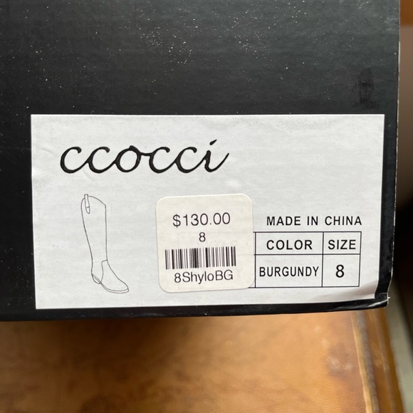 Ccocci - Knee High Zip Up Suede Western Style Boots - Picture 8 of 8